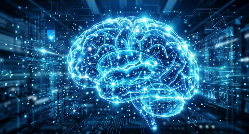 artificial intelligence trends 2026 futuristic AI technology concept