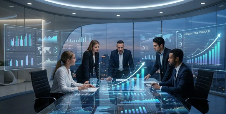 business growth trends 2026 digital economy strategy concept