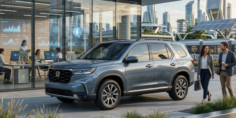 2026 Honda Passport inspired rugged midsize SUV in a modern USA technology and business environment